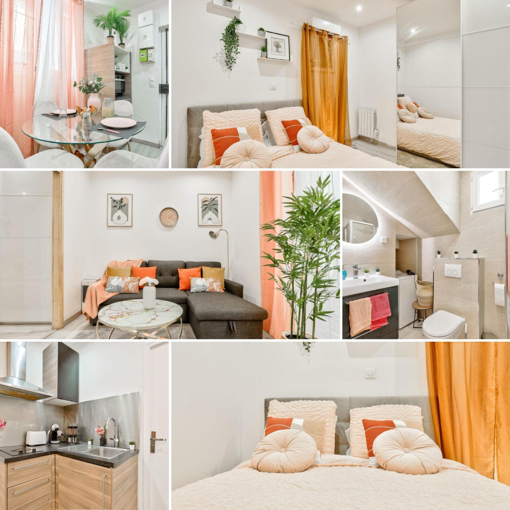 Le Nid Douillet Appartement Confortable A 5 Min Du Stade De France Et Proche De L'Aeroport Cdg Saint-Denis  Luaran gambar